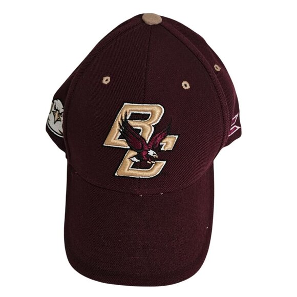 COLOSSEUM Maroon Embroidered Logo Boston College BC Eagles Baseball Cap OSFA - Picture 2 of 7
